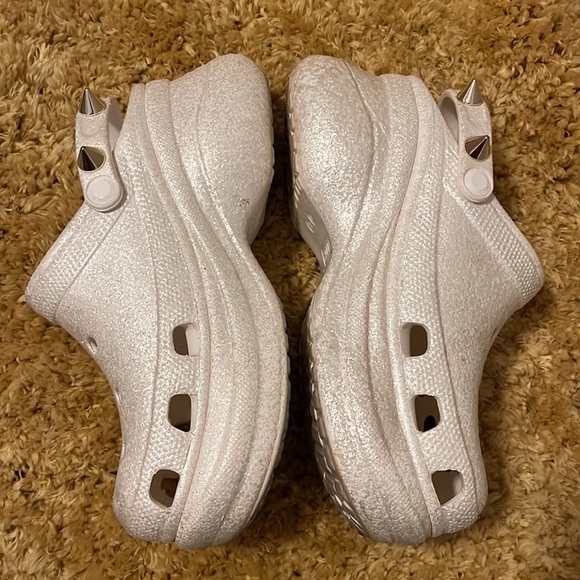 BAE platform glitter studded Crocs - Picture 3 of 10